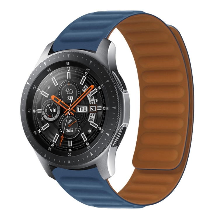 

For Samsung Galaxy Gear 2 R380 Silicone Magnetic Strap(Dark Blue)