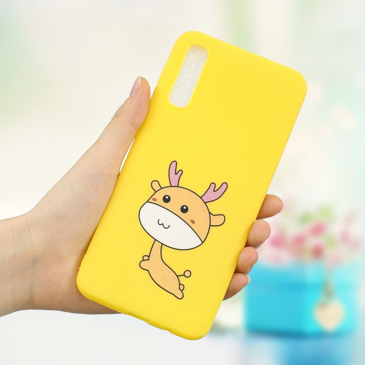 

Frosted Pattern TPU Protective Case for Galaxy A50(Fawn)