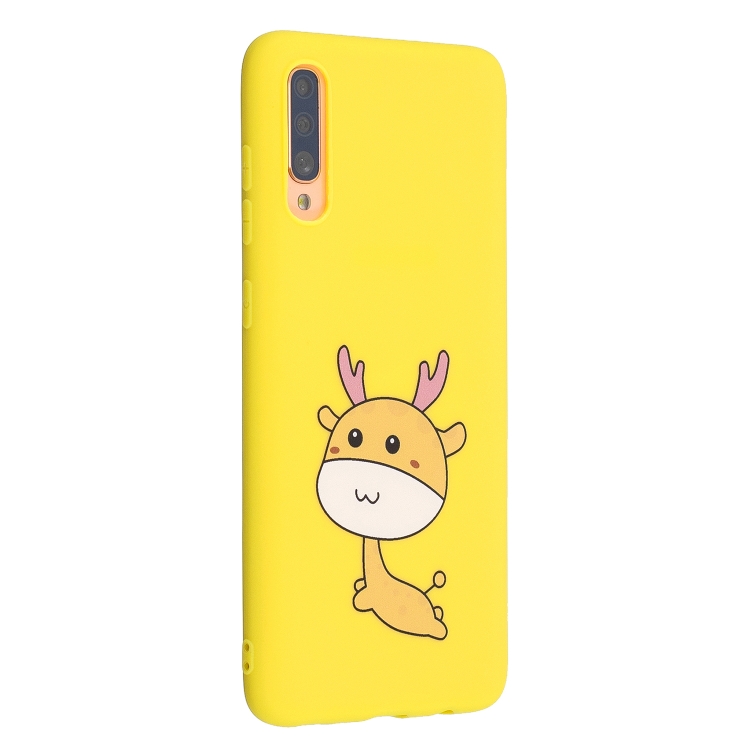 

Frosted Pattern TPU Protective Case for Galaxy A70(Fawn)