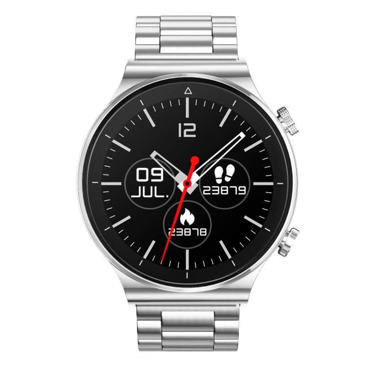 

N58 IP67 1.28 inch Touch Color Screen Smart Watch(Stainless Steel Silver)