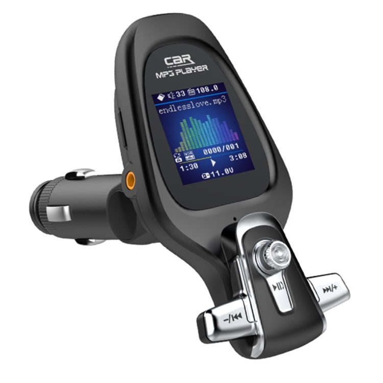 

BT28 Car Color Screen Bluetooth MP3 Player AUX FM Transmitter QC3.0