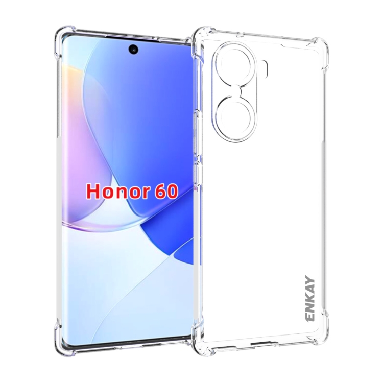 

For Honor 60 ENKAY Transparent TPU Shockproof Case