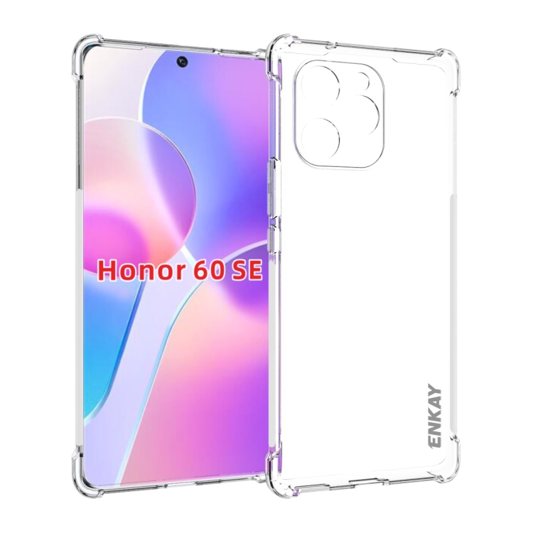 

For Honor 60 SE ENKAY Transparent TPU Shockproof Case