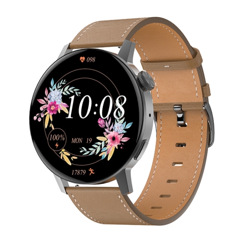 

DT3 Mini 1.19 inch Leather Watchband Color Screen Smart Watch(Black)