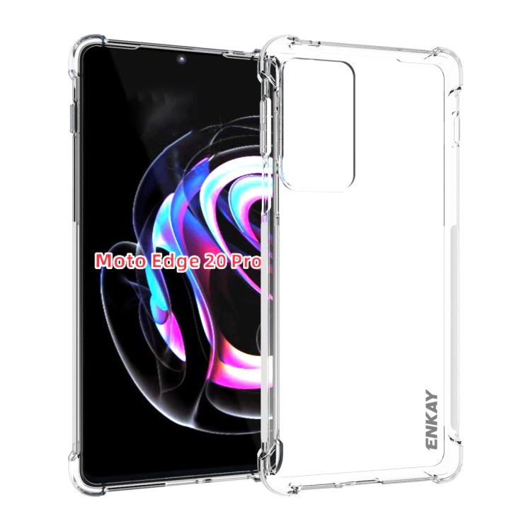 

For Motorola Edge 20 Pro ENKAY Transparent TPU Shockproof Case