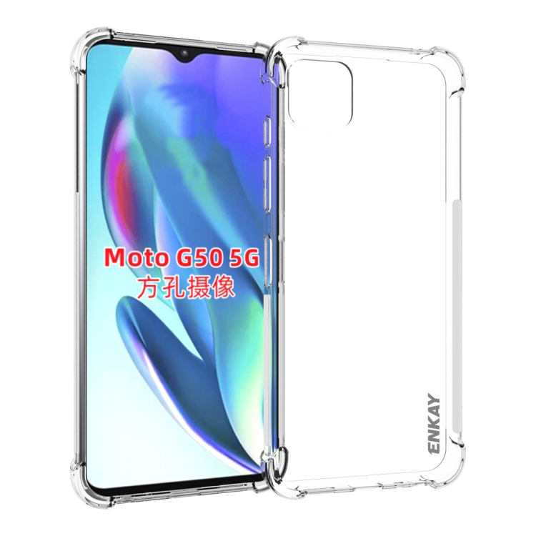 

For Motorola Moto G50 5G ENKAY Transparent TPU Shockproof Case