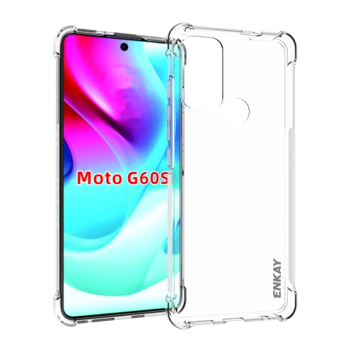 

For Motorola Moto G60S ENKAY Transparent TPU Shockproof Case