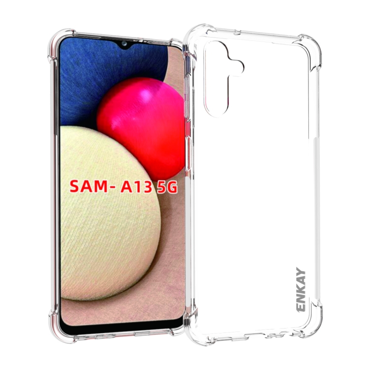 

For Samsung Galaxy A13 5G ENKAY Transparent TPU Shockproof Case