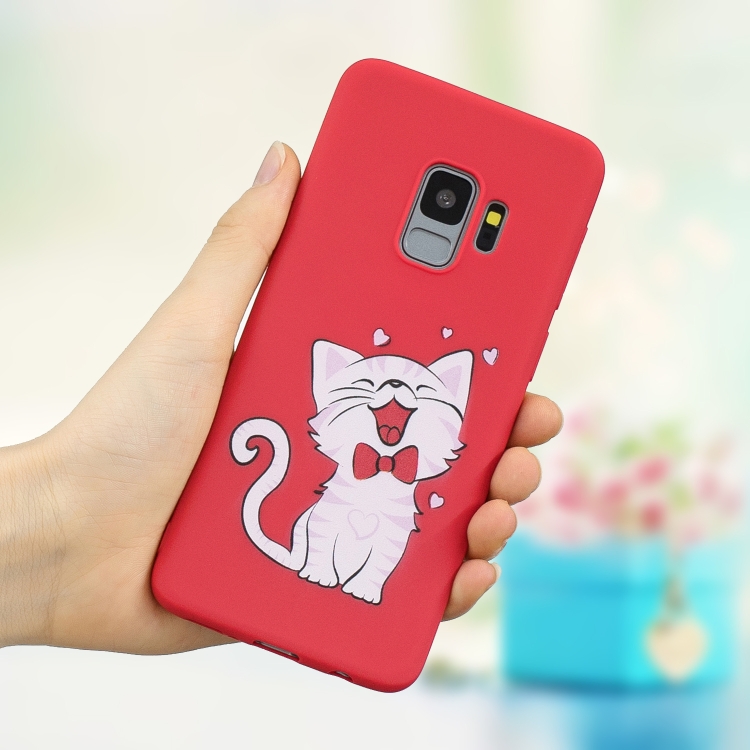 

Frosted Pattern TPU Protective Case for Galaxy S9(Cat)