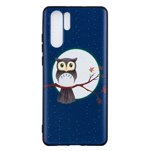 

Embossment Patterned TPU Soft Protector Cover Case for Huawei P30 Pro(Tree Hawk)