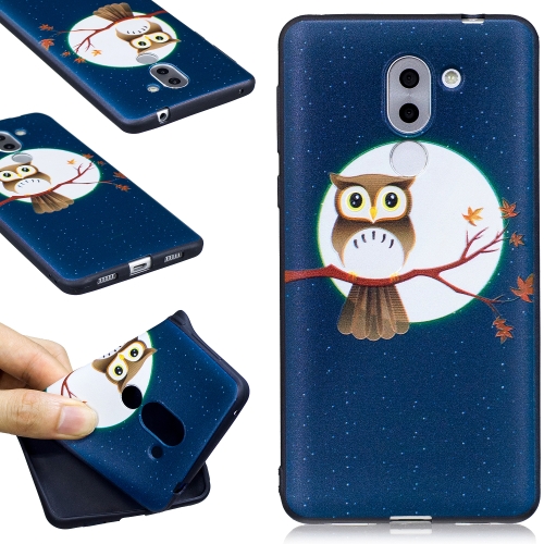 

Embossment Patterned TPU Soft Protector Cover Case for Huawei Glory6X(Tree Hawk)