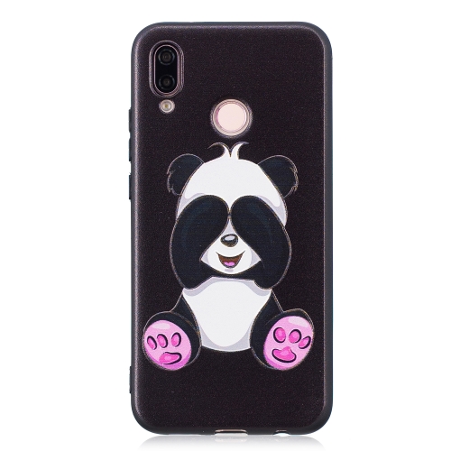 

Embossment Patterned TPU Soft Protector Cover Case for Huawei P20 Lite(Panda)