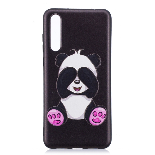 

Embossment Patterned TPU Soft Protector Cover Case for Huawei P20 Pro(Panda)