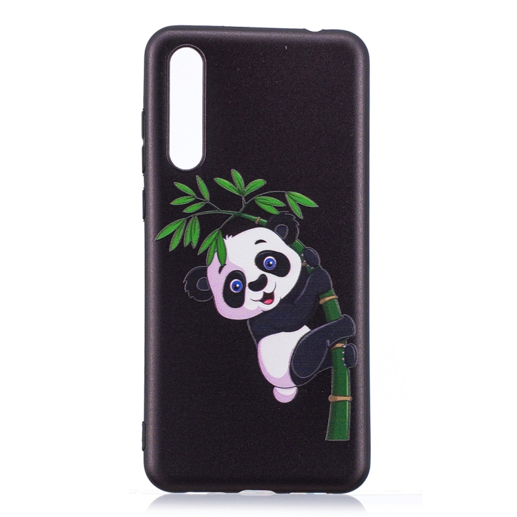 

Embossment Patterned TPU Soft Protector Cover Case for Huawei P20 Pro(Panda and Bamboo)