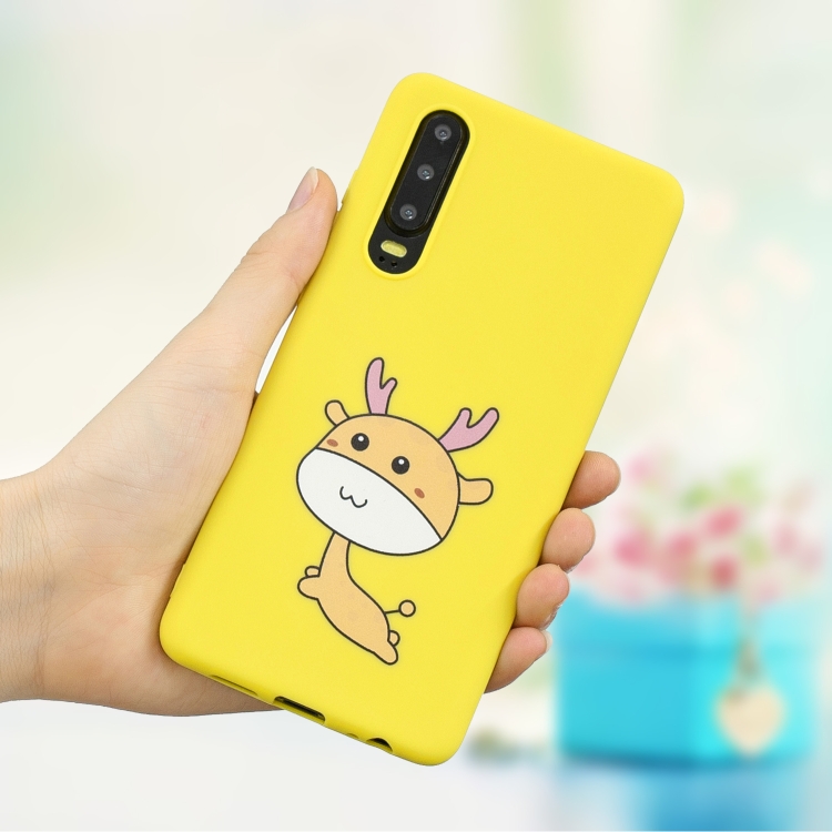 

Frosted Pattern TPU Protective Case for Huawei P30(Fawn)