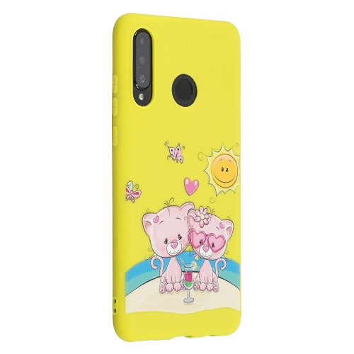 

Frosted Pattern TPU Protective Case for Huawei P30 Lite / Nova 4e(Fovers Bear)