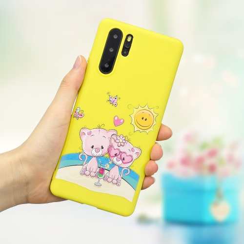 

Frosted Pattern TPU Protective Case for Huawei P30 Pro(Lovers Bear)