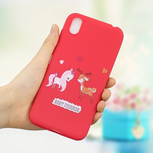 

Frosted Pattern TPU Protective Case for Huawei Y5 (2019) / Honor 8S(Lovers)