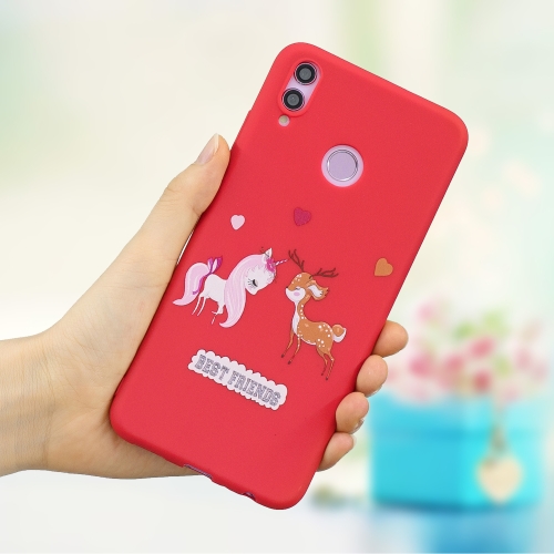 

Frosted Pattern TPU Protective Case for Huawei Honor 8X(Loves)