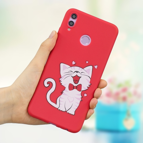 

Frosted Pattern TPU Protective Case for Huawei Honor 8X(Cat)