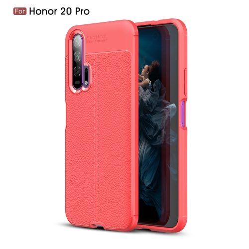 

Litchi Texture TPU Shockproof Case for Huawei Honor 20 Pro(Red)
