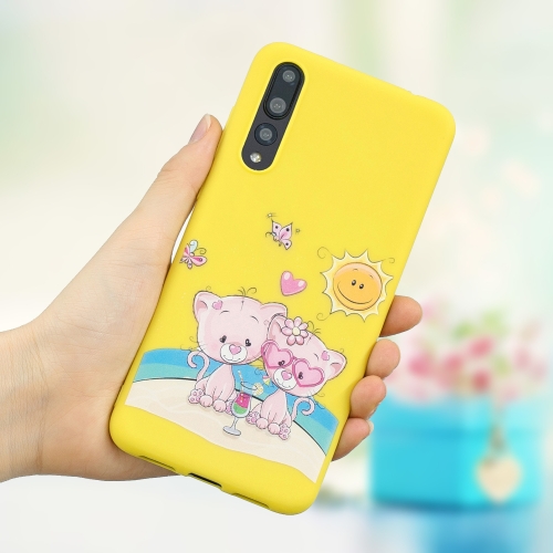 

Frosted Pattern TPU Protective Case for Huawei P20 Pro(Lovers Bear)