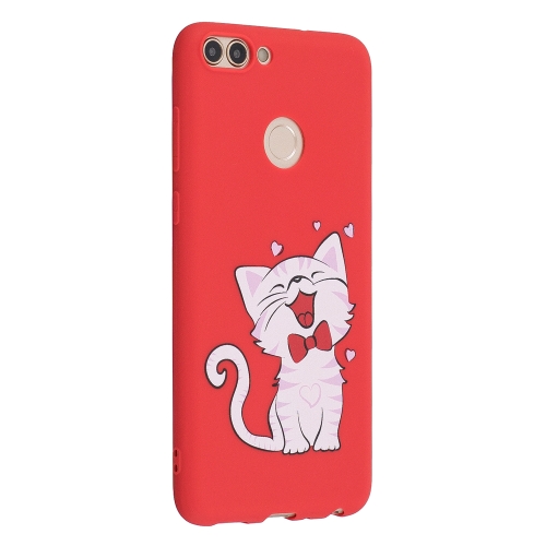 

Frosted Pattern TPU Protective Case for Huawei P Smart / Enjoy 7S(Cat)