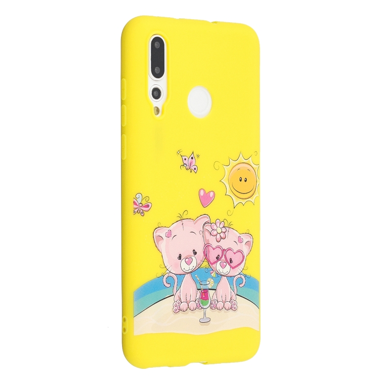 

Frosted Pattern TPU Protective Case for Huawei Nova 4(Lovers Bear)