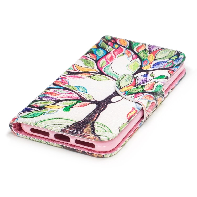 

Colored Drawing Pattern Horizontal Flip Leather Case for Samsung Galaxy A10e ,with Holder & Card Slots & Wallet(Tree of Life)