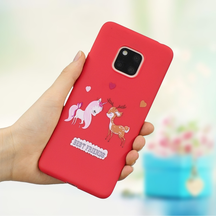 

Frosted Pattern TPU Protective Case for Huawei Mate 20 Pro(Loves)