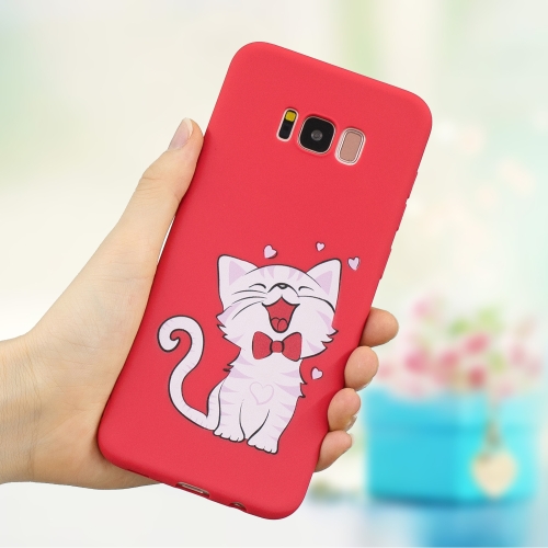 

Frosted Pattern TPU Protective Case for Galaxy S8 / G950(Cat)