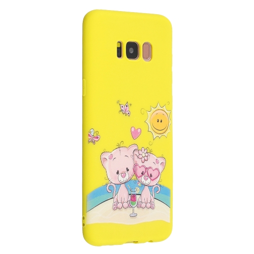 

Frosted Pattern TPU Protective Case for Galaxy S8+ / G955(Lovers Bear)