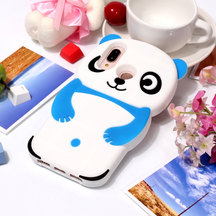 

Adorable 3D Panda Silicone Case Cover for Huawei P20 Lite/Nova 3e(Blue)