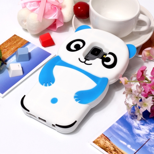 

Adorable 3D Panda Silicone Phone Case for Samsung Galaxy S9 / G960(Blue)