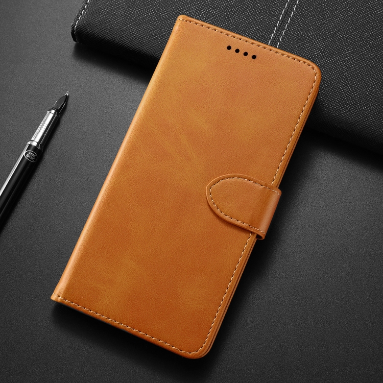 

Calf Texture Horizontal Flip Leather Case for Xiaomi Mi 8 Pro (Screen Fingerprint) , with Holder & Card Slots & Wallet(Yellow)