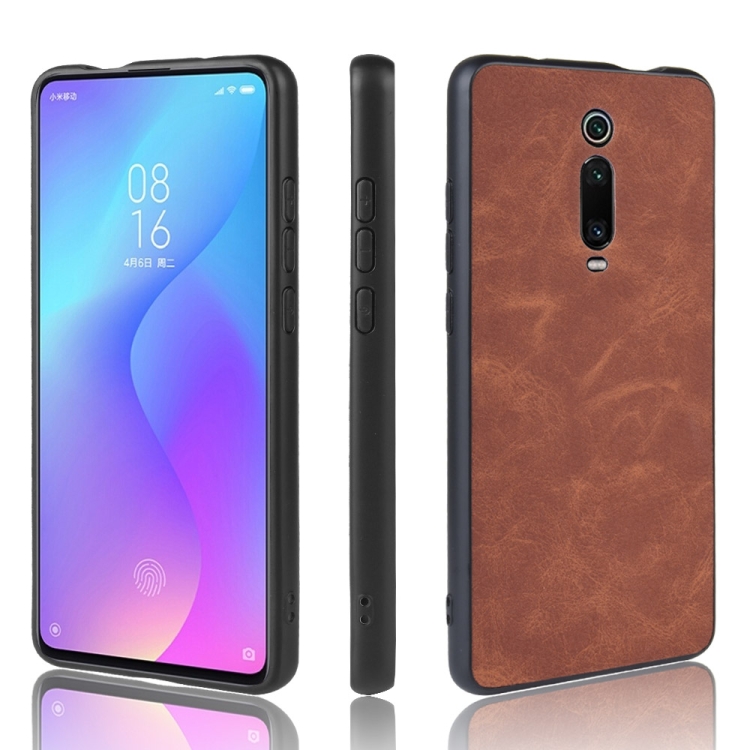 

Shockproof Sheep Skin PC + PU + TPU Case For Xiaomi Redmi K20/K20 Pro(Brown)