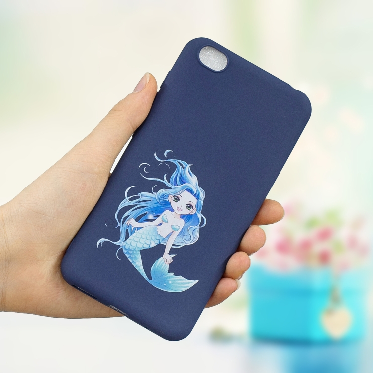 

Frosted Pattern TPU Protective Case for Xiaomi Redmi Go(Mermaid)