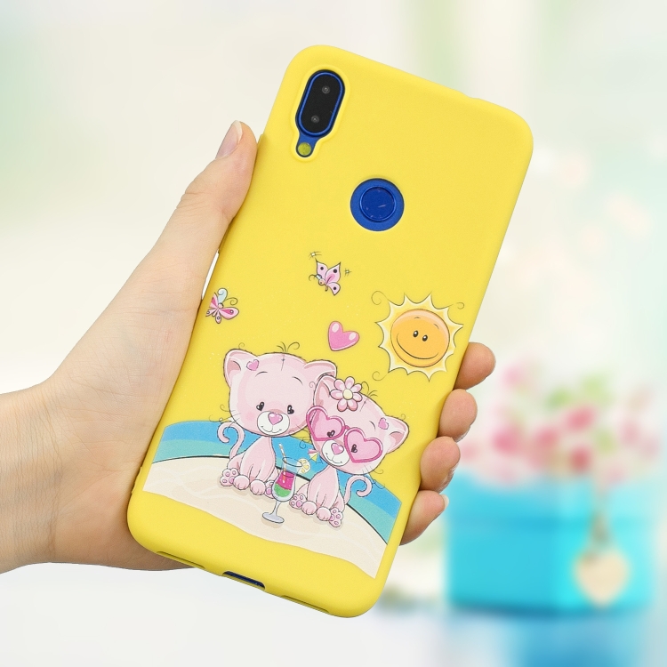 

Frosted Pattern TPU Protective Case for Xiaomi Redmi Note 7 / Note 7 Pro(Lovers Bear)
