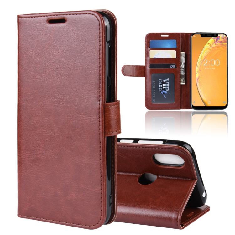 

R64 Texture Single Fold Horizontal Flip Leather Case for Oukitel C13 Pro, with Holder & Card Slots & Wallet(Brown)