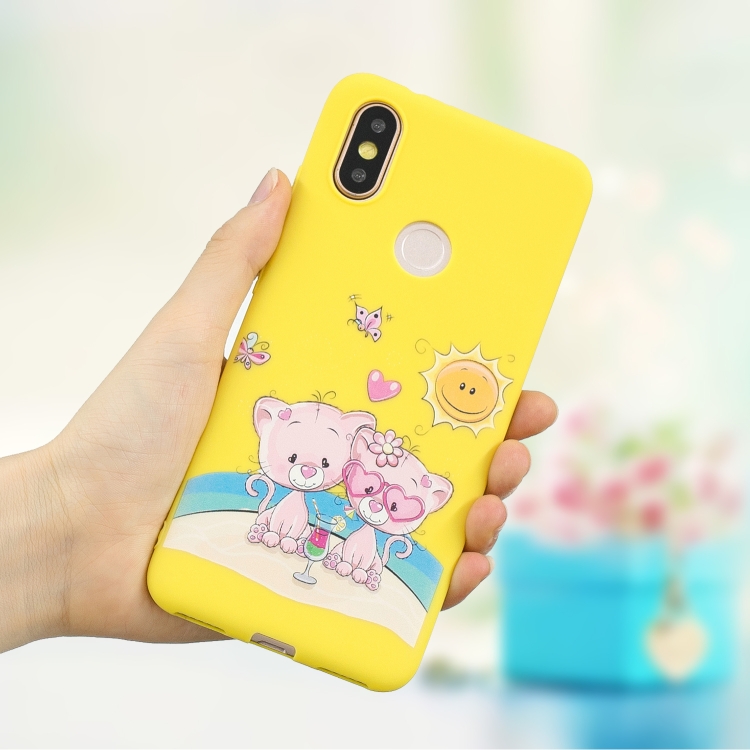 

Frosted Pattern TPU Protective Case for Xiaomi Mi 6X / A2(Lovers Bear)