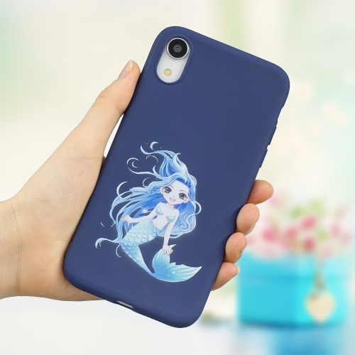 

Frosted Pattern TPU Protective Case for iPhone XR(Mermaid)