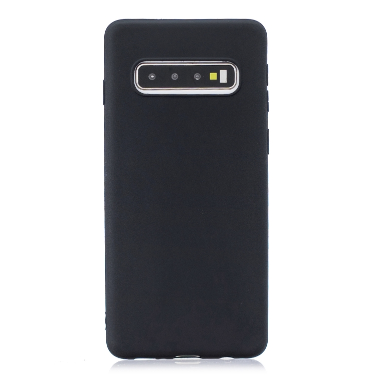 

Frosted Solid Color TPU Protective Case for Samsung S10(Black)