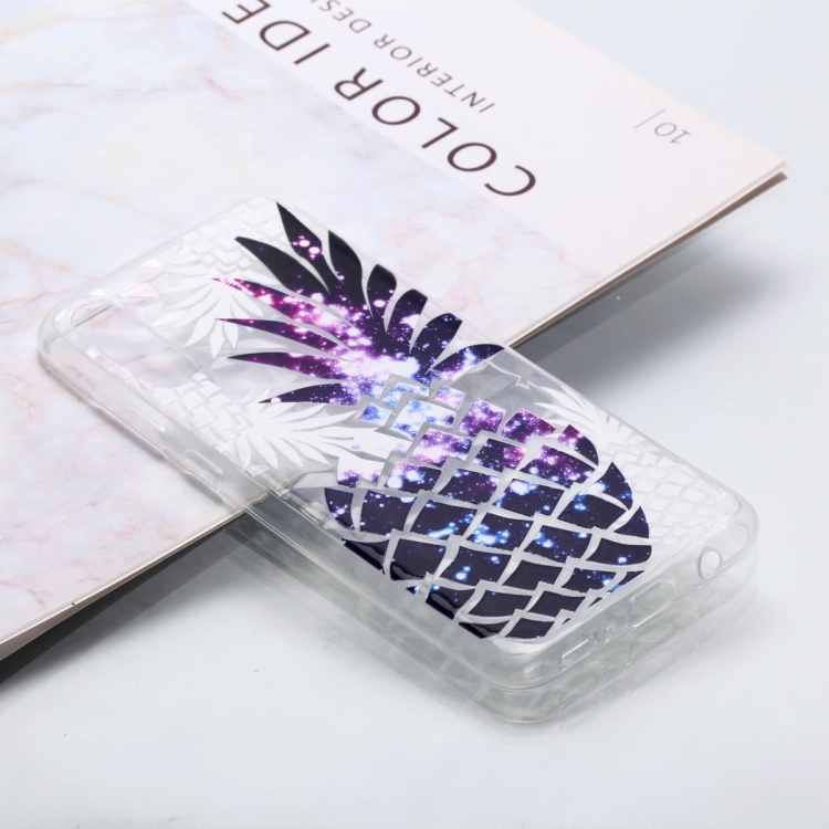 

Diamond Pattern Painted TPU Protective Case for Samsung Galaxy A70(Two-color Pineapple Pattern)