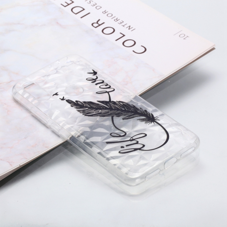 

Diamond Pattern Painted TPU Protective Case for Xiaomi Redmi 7(Feather Pen Pattern)