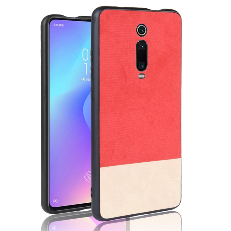 

Shockproof Color Matching Denim PC + PU + TPU Protective Case For Xiaomi Redmi K20/Redmi K20 Pro/Xiaomi Mi 9T/9T Pro(Red)