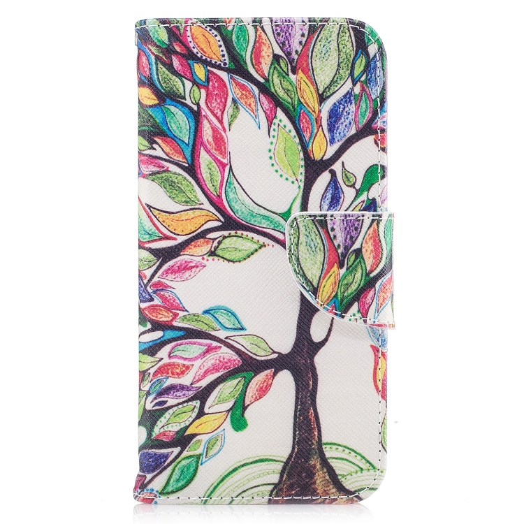 

Colored Drawing Pattern Horizontal Flip Leather Case for Iphone 7Plus&8Plus,with Holder & Card Slots & Wallet(Tree of Life)