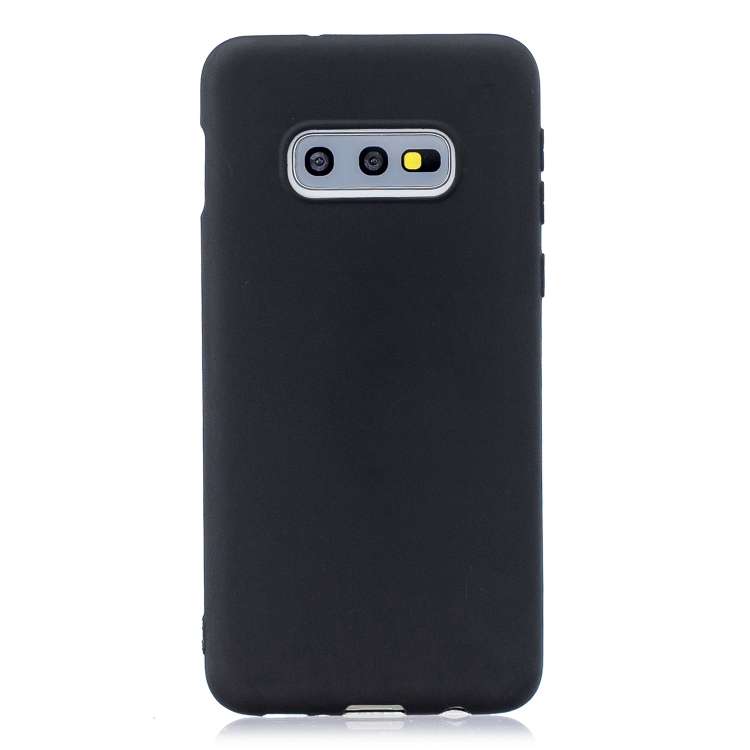 

Frosted Solid Color TPU Protective Case for Galaxy S10e(Black)