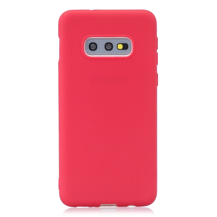 

Frosted Solid Color TPU Protective Case for Galaxy S10e(Red)