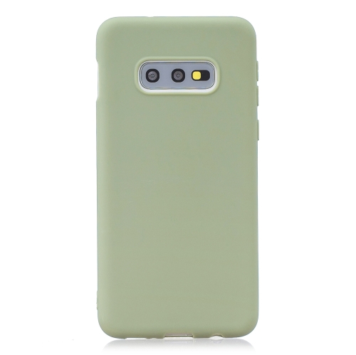 

Frosted Solid Color TPU Protective Case for Galaxy S10e(Bean green)