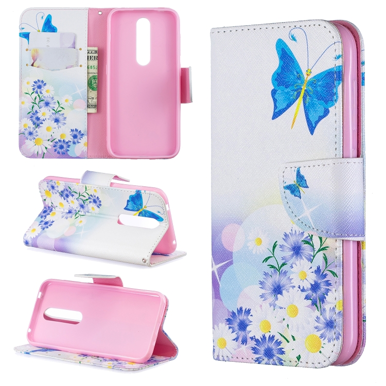 

Colored Drawing Pattern Horizontal Flip Leather Case for Nokia 4.2,with Holder & Card Slots & Wallet(Butterfly Love)